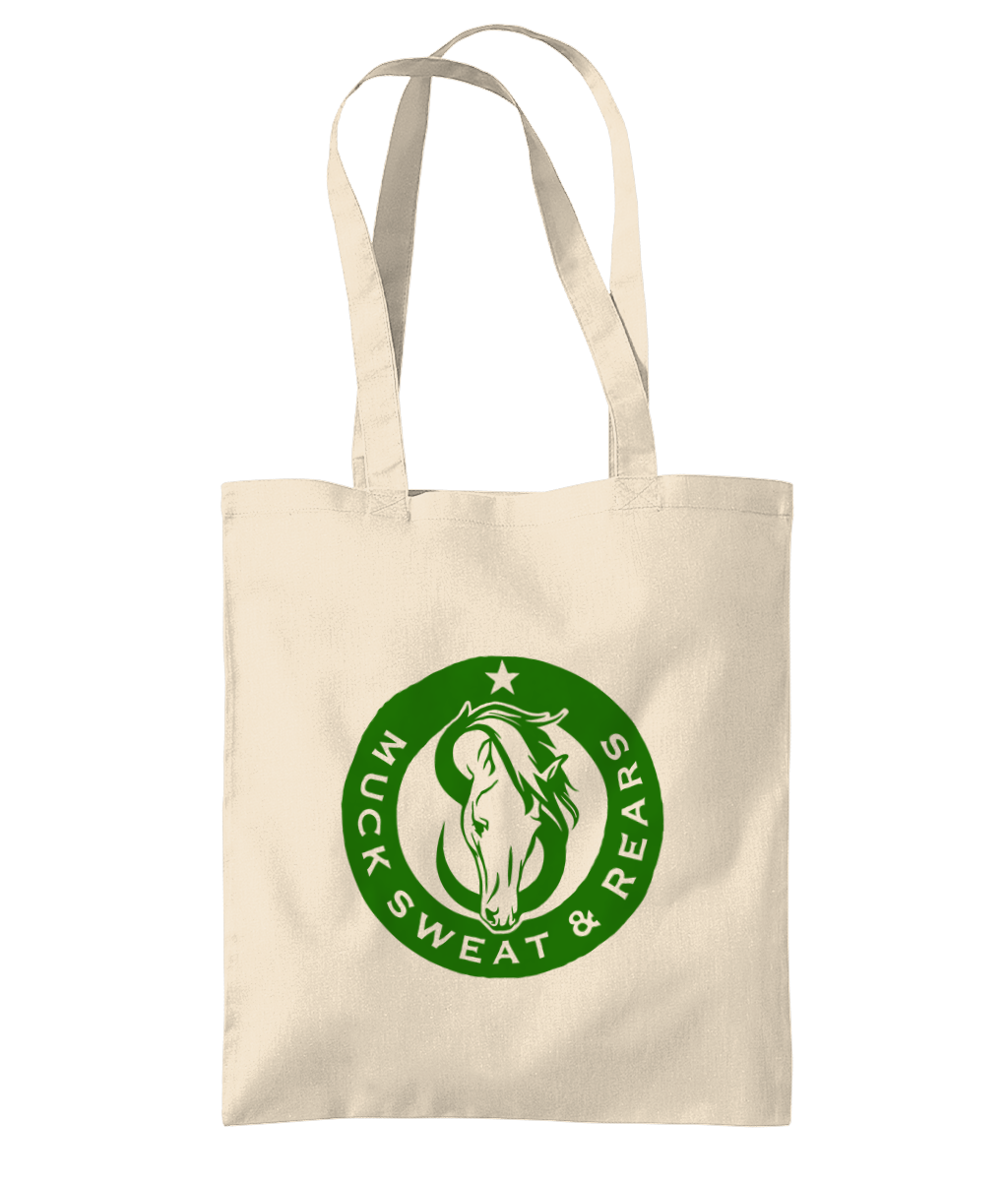 Team MSR Westford Mill Organic Premium Cotton Tote Printed with Green MSR Logo