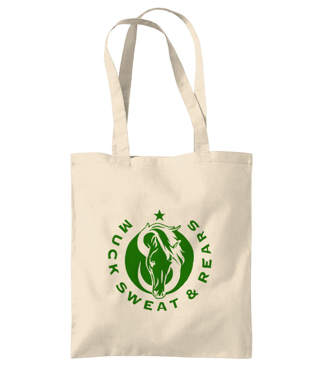 Team MSR Westford Mill Organic Premium Cotton Tote Printed with Green MSR Logo