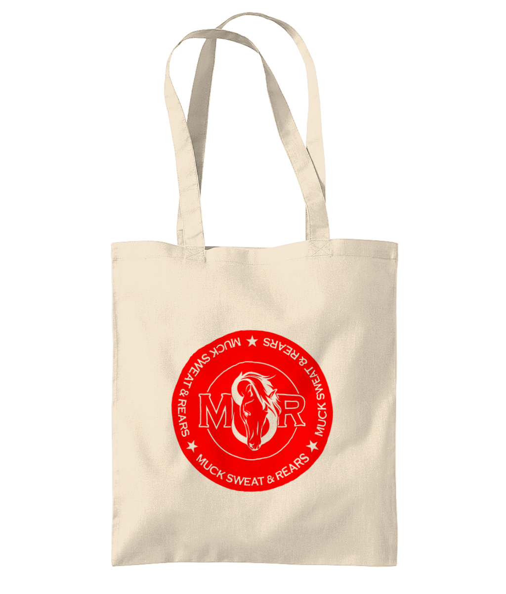 Team MSR Westford Mill Organic Premium Cotton Tote Printed with Red MSR Logo