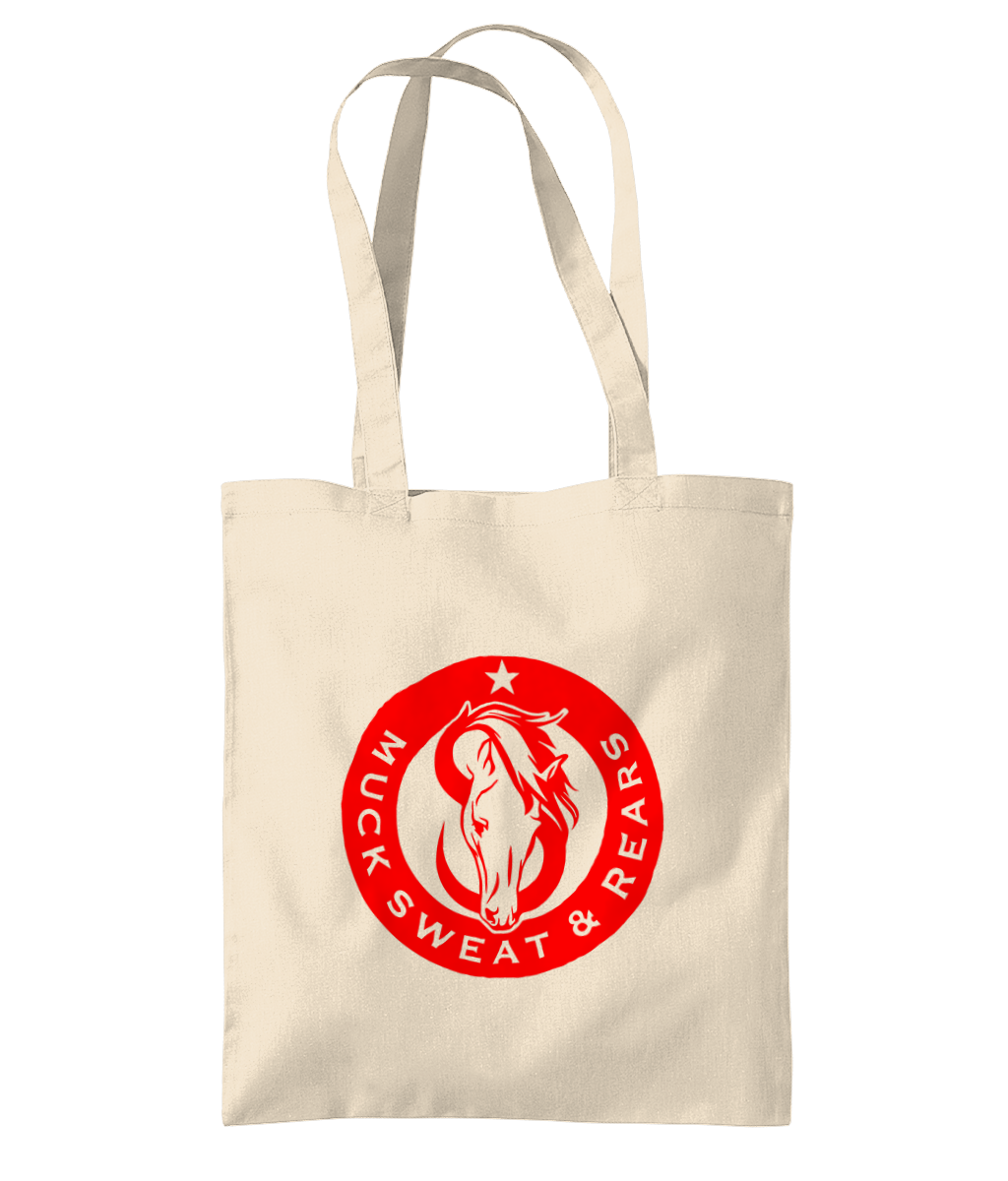 Team MSR Westford Mill Organic Premium Cotton Tote Printed with Red MSR Logo