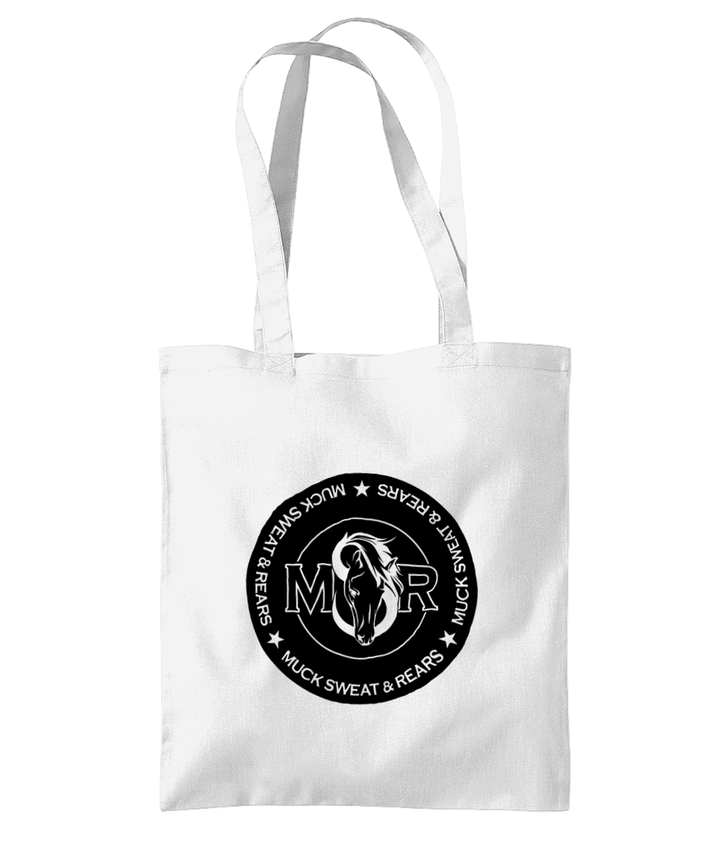 Team MSR Westford Mill Organic Premium Cotton Tote Printed with Black MSR Logo
