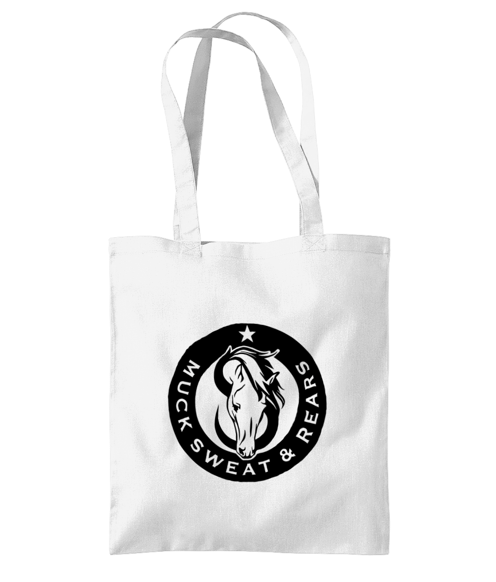 Team MSR Westford Mill Organic Premium Cotton Tote Printed with Black MSR Logo