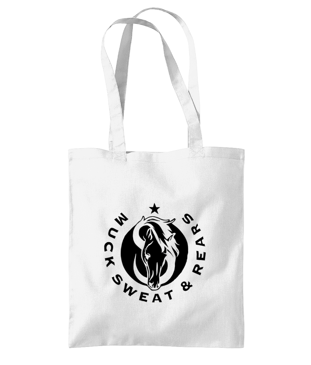 Team MSR Westford Mill Organic Premium Cotton Tote Printed with Black MSR Logo