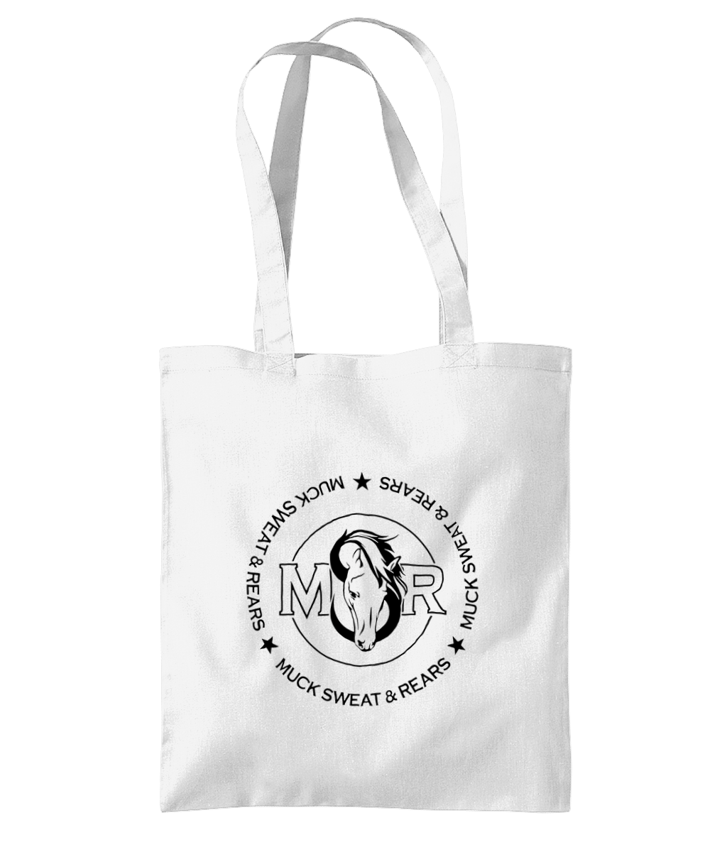 Team MSR Westford Mill Organic Premium Cotton Tote Printed with Black MSR Logo