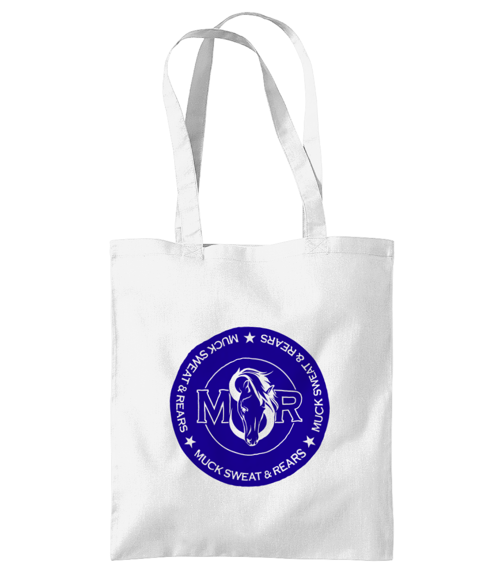 Team MSR Westford Mill Organic Premium Cotton Tote Printed with Blue MSR Logo