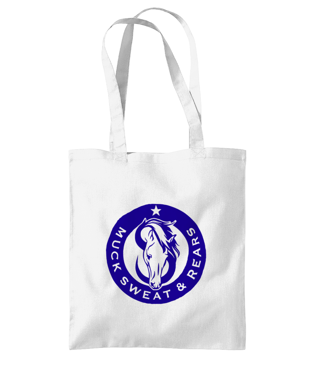 Team MSR Westford Mill Organic Premium Cotton Tote Printed with Blue MSR Logo