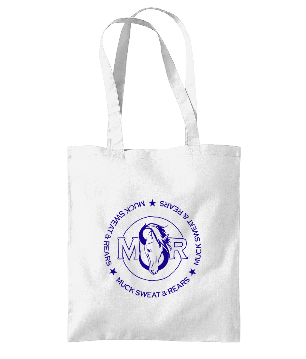 Team MSR Westford Mill Organic Premium Cotton Tote Printed with Blue MSR Logo