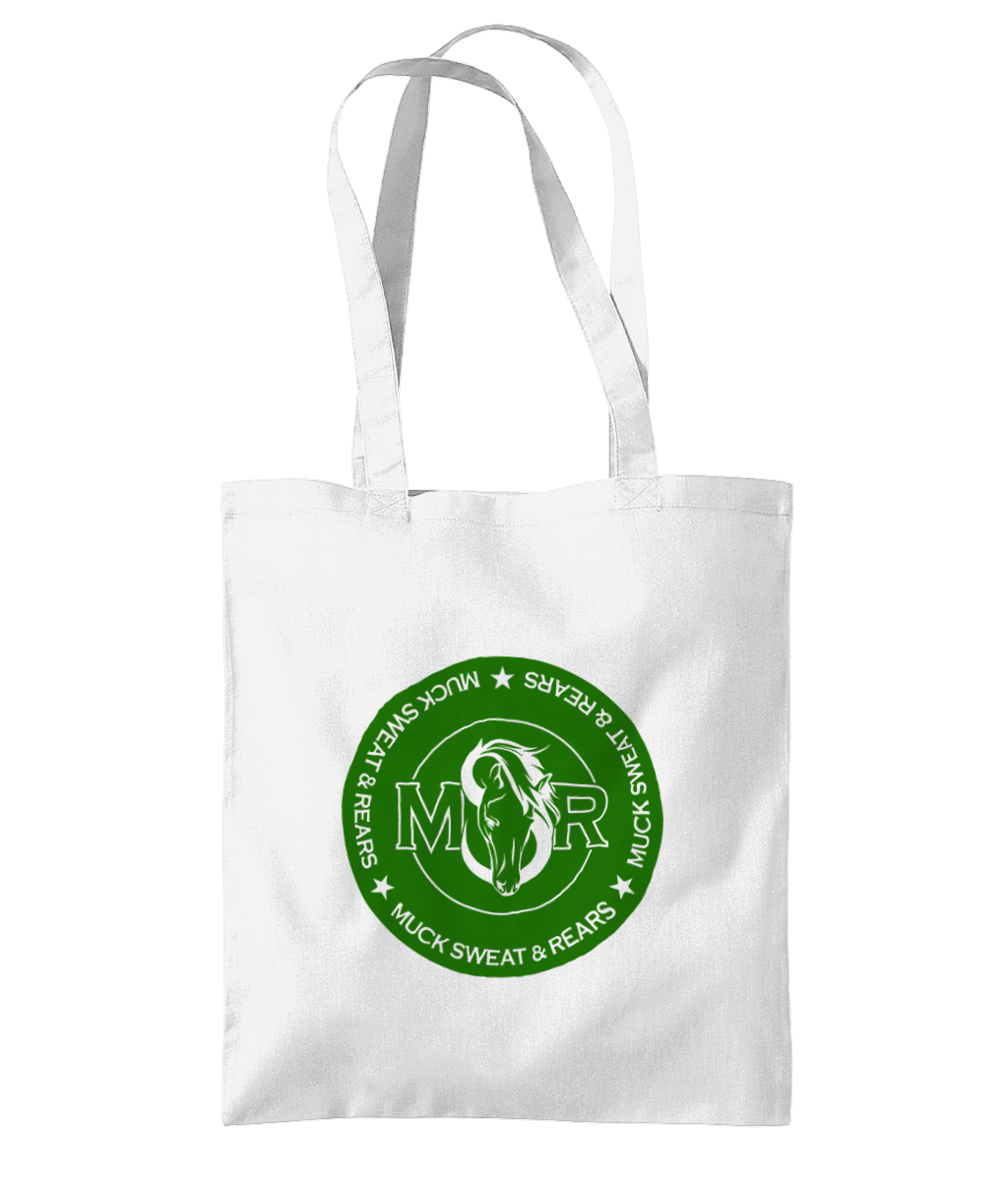 Team MSR Westford Mill Organic Premium Cotton Tote Printed with Green MSR Logo