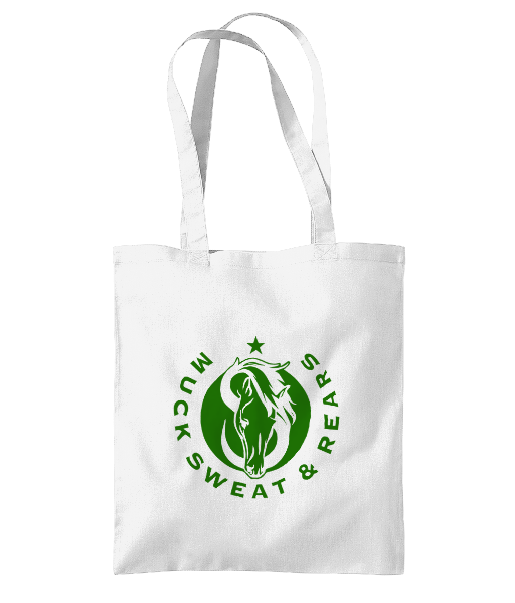 Team MSR Westford Mill Organic Premium Cotton Tote Printed with Green MSR Logo
