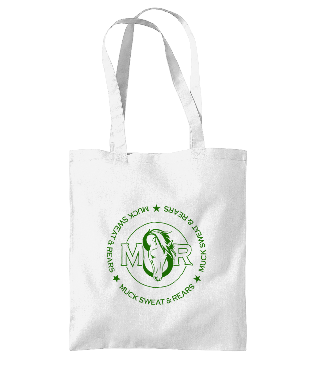 Team MSR Westford Mill Organic Premium Cotton Tote Printed with Green MSR Logo