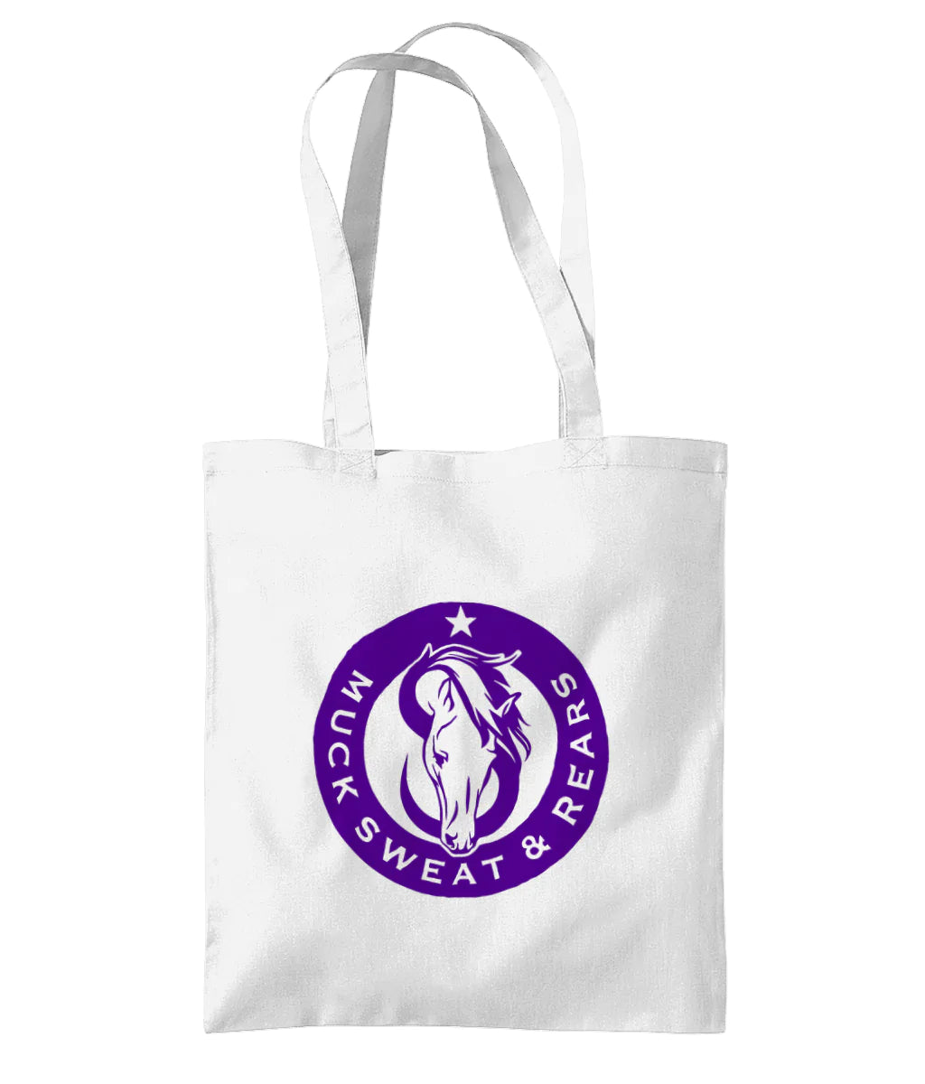 Team MSR Westford Mill Organic Premium Cotton Tote Printed with Purple MSR Logo