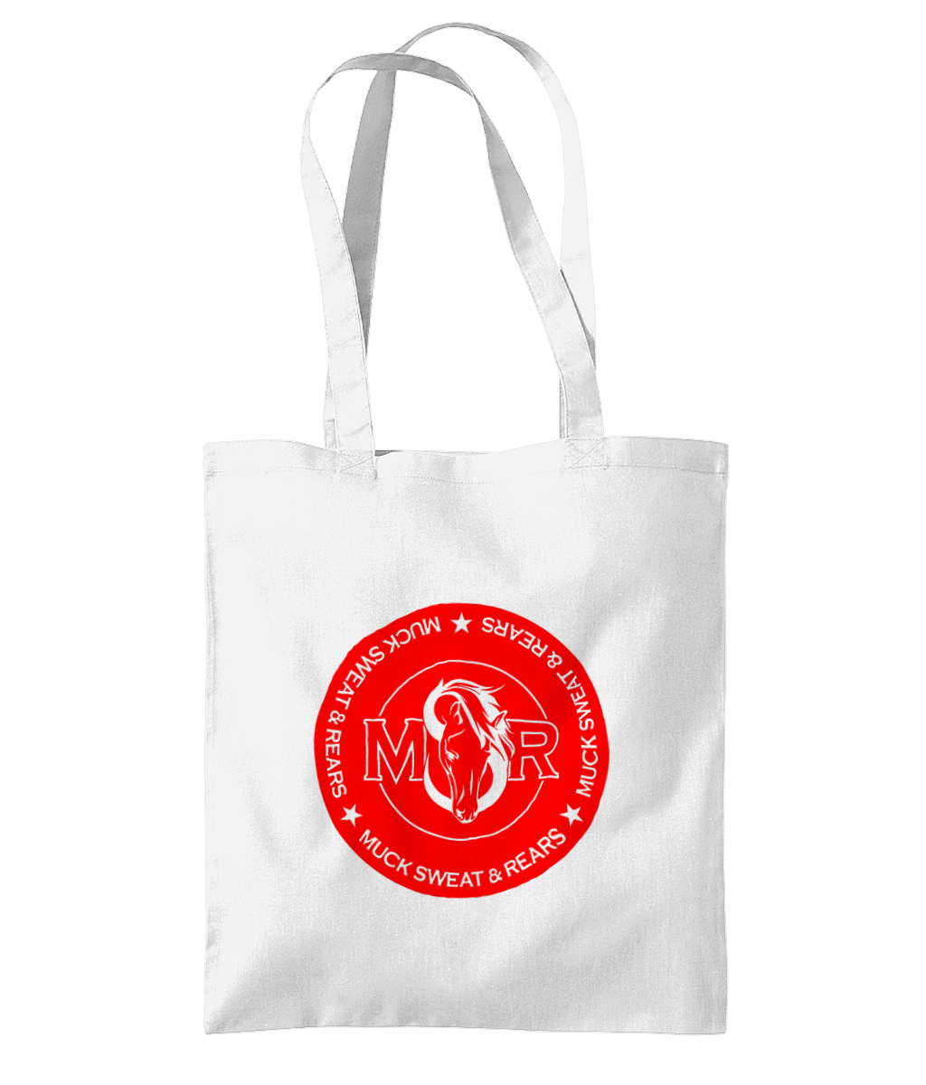 Team MSR Westford Mill Organic Premium Cotton Tote Printed with Red MSR Logo