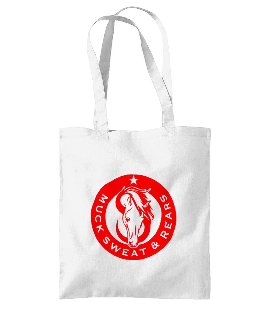 Team MSR Westford Mill Organic Premium Cotton Tote Printed with Red MSR Logo