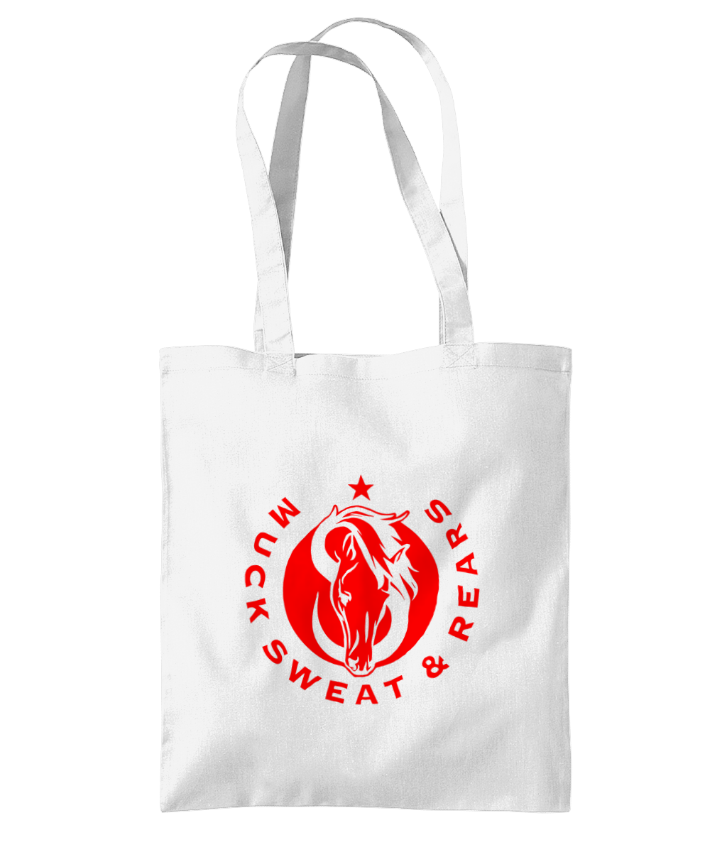 Team MSR Westford Mill Organic Premium Cotton Tote Printed with Red MSR Logo