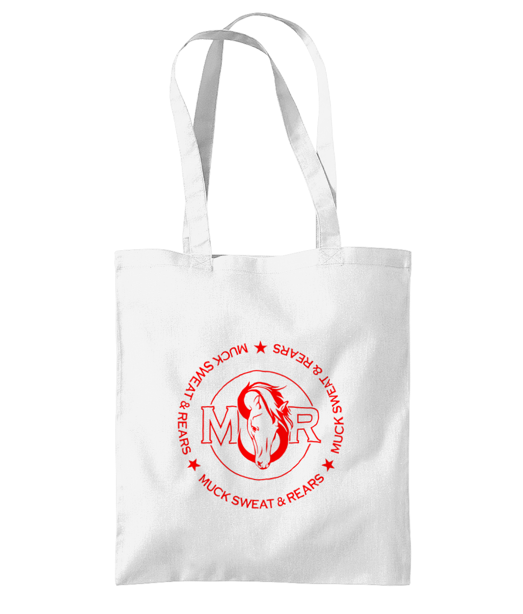 Team MSR Westford Mill Organic Premium Cotton Tote Printed with Red MSR Logo