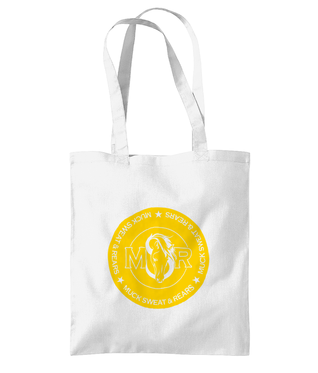 Team MSR Westford Mill Organic Premium Cotton Tote Printed with Yellow MSR Logo