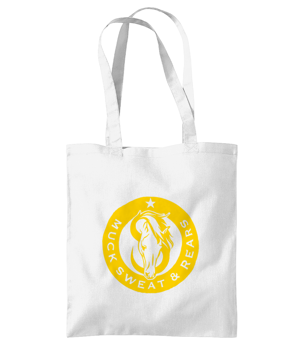 Team MSR Westford Mill Organic Premium Cotton Tote Printed with Yellow MSR Logo