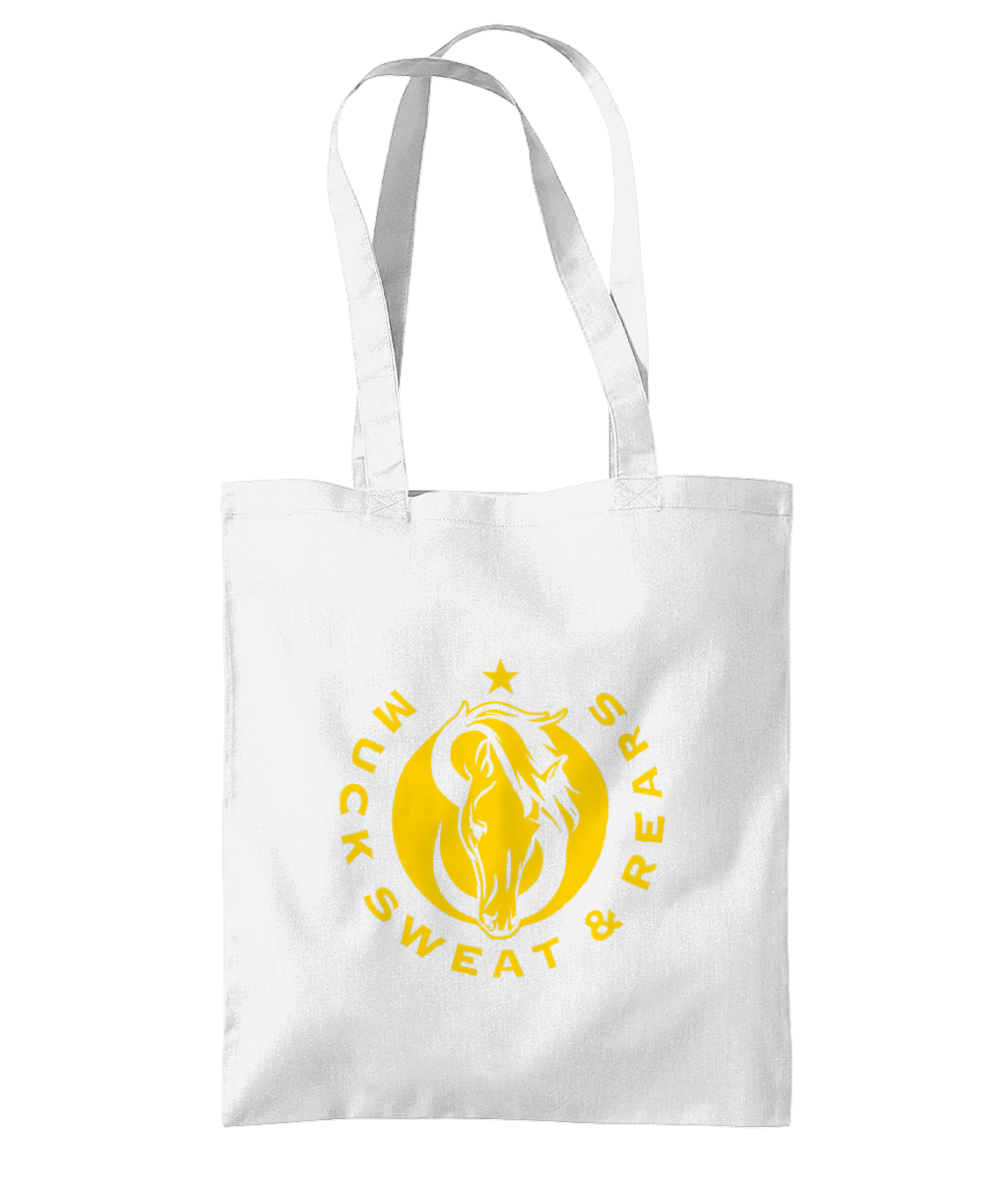 Team MSR Westford Mill Organic Premium Cotton Tote Printed with Yellow MSR Logo
