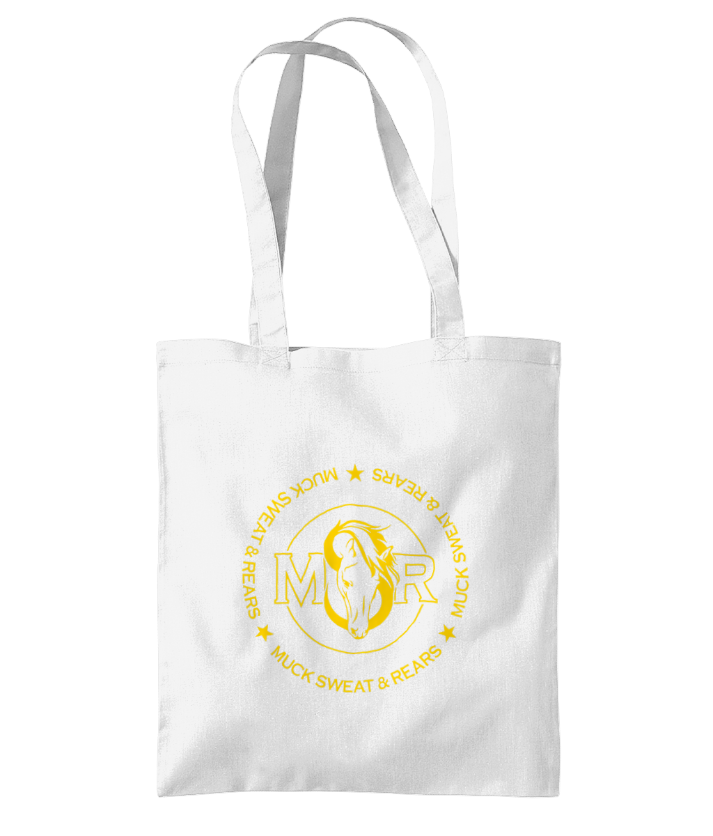 Team MSR Westford Mill Organic Premium Cotton Tote Printed with Yellow MSR Logo