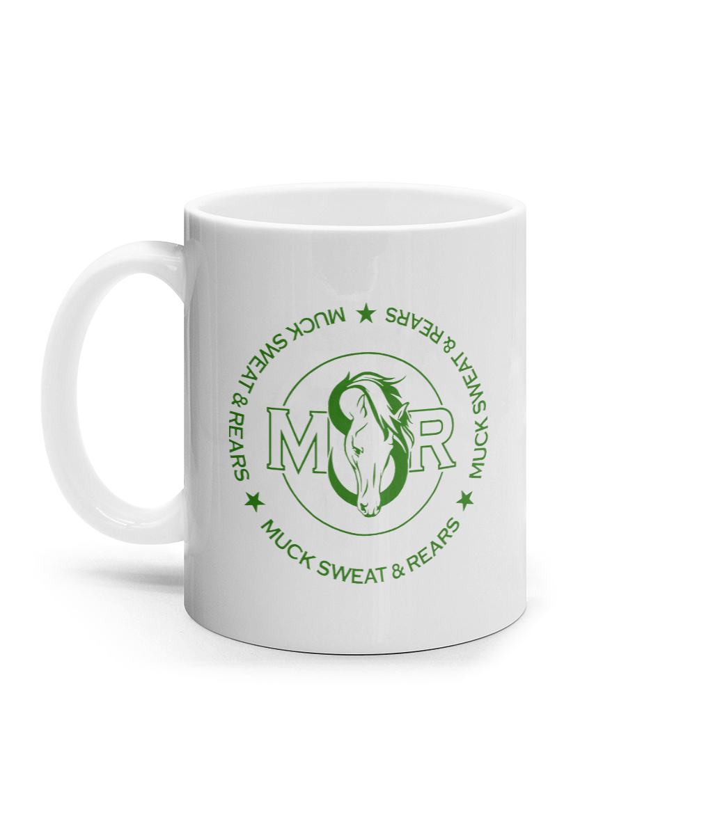 11oz Mug Green Round Team MSR Logo #4