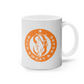 11oz Mug Orange Round Team MSR Logo #2