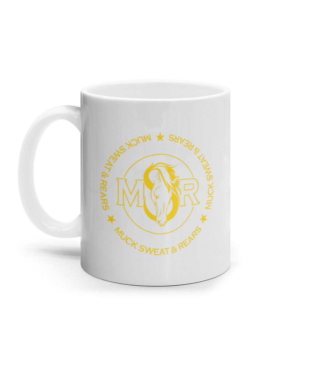 11oz Mug Yellow Round Team MSR Logo #4