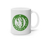11oz Mug Green Round Team MSR Logo #2